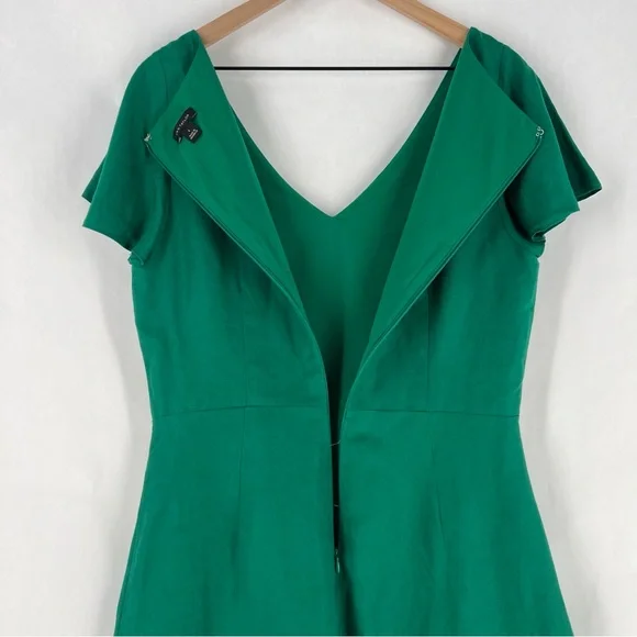 drop waist green dress Rock & Roll Denim Women's Green Drop Eyelet Mini Dress BWD1R06308 | Size Large